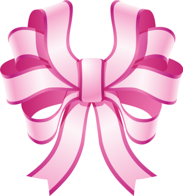 Pink Gift Bow - Elegant Decorative Ribbon for Celebrations