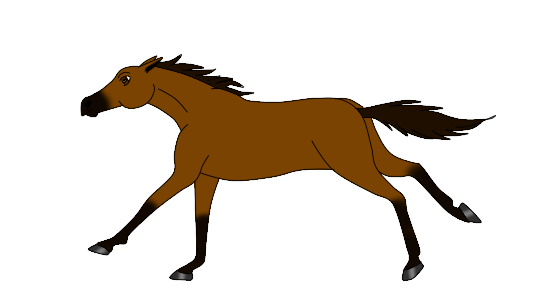 moving horse animation