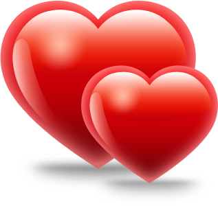 Red Heart Icons - Love, Romance, and Valentine’s Day Graphics