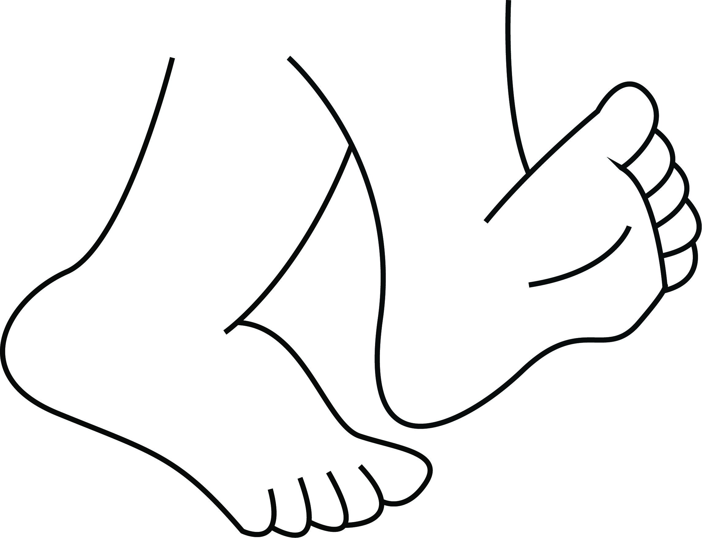 Free Feet Clipart Black And White, Download Free Feet Clipart Black And ...