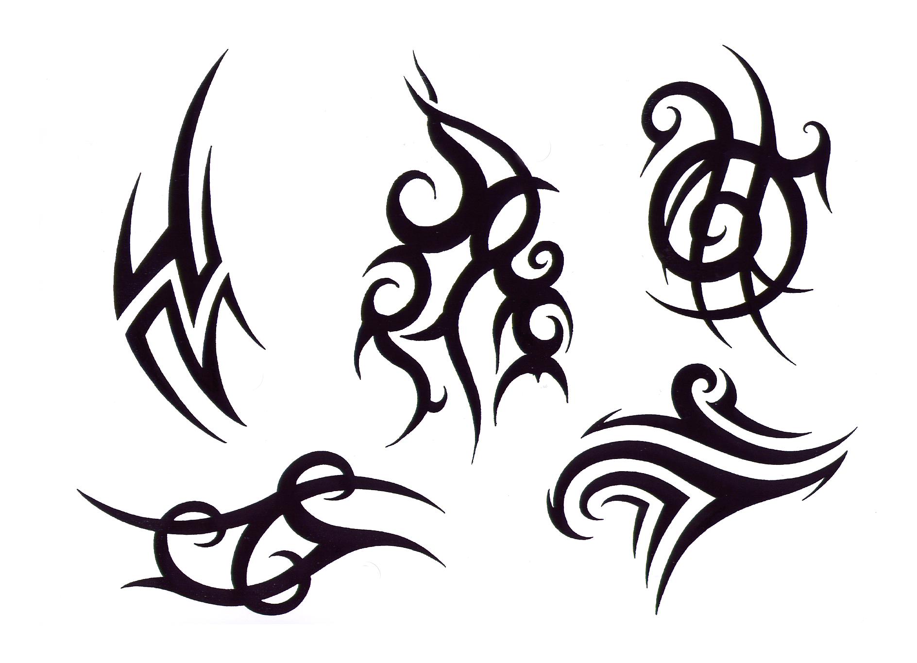 Easy To Draw Tribal Tattoo, Step by Step, Drawing Guide, by Dawn - DragoArt