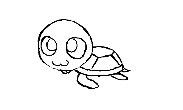 Cute Kawaii Turtle with Hearts by CozyKawaiiArt | Redbubble | Cute turtle  drawings, Cute doodles drawings, Cute laptop stickers