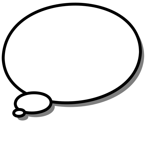 speech bubble transparent background