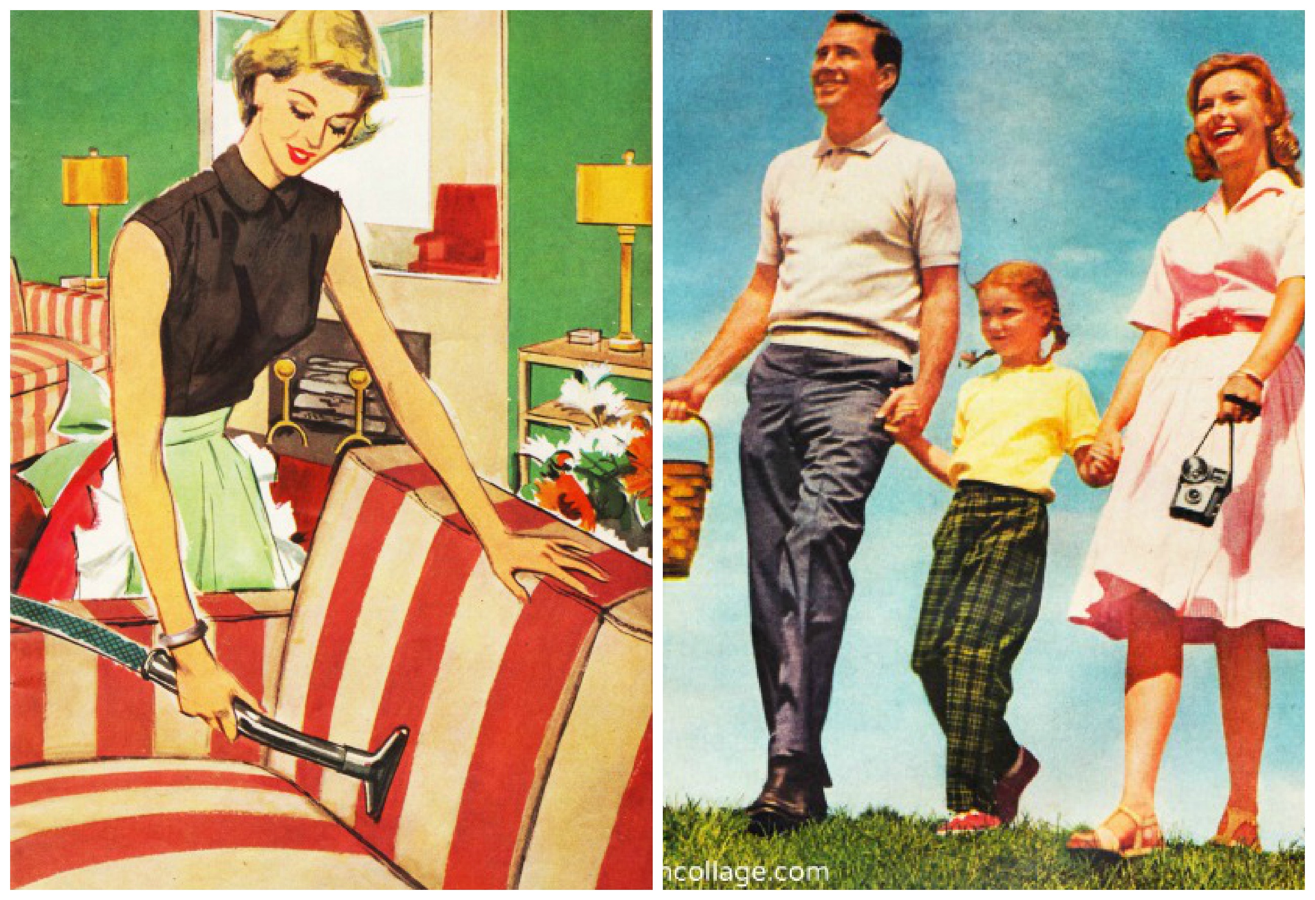 1950s american dream ads - Clip Art Library