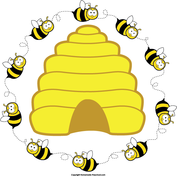 Gallery For  Beehive In Tree Clipart