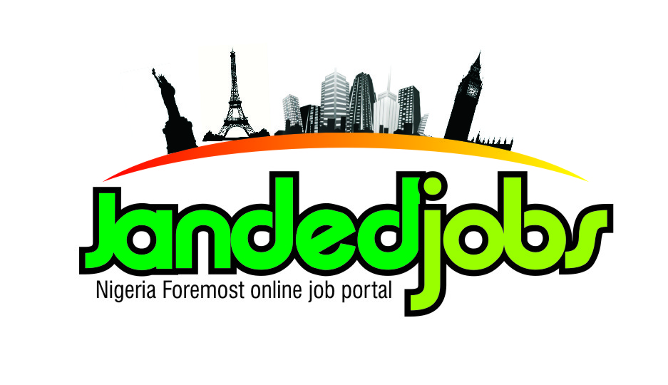 LandedJobs logo featuring global landmarks and bold green text, representing Nigeria’s top online job portal.