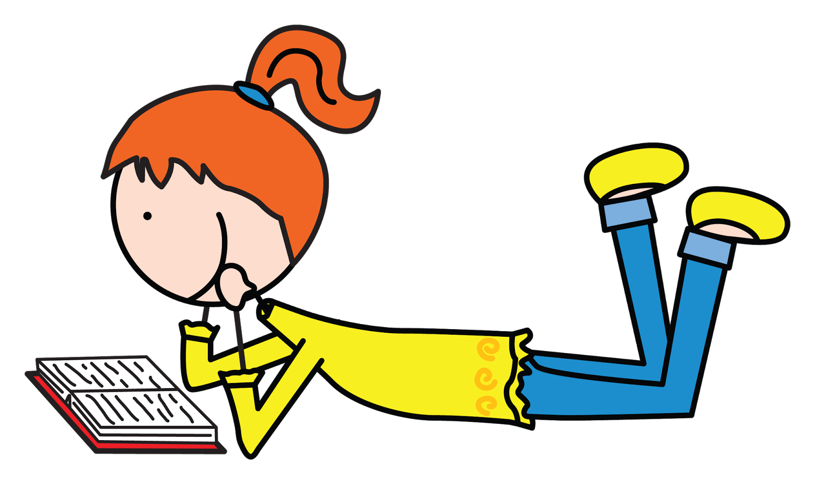 Girl Reading Clipart | Clipart library - Free Clipart Images
