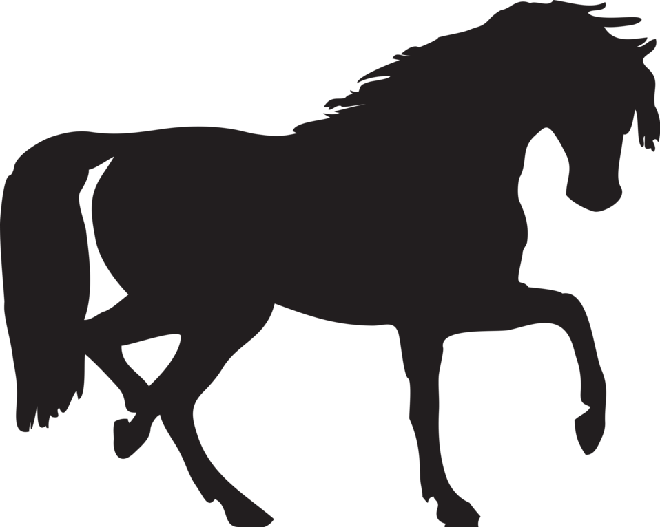 Free Stock Photos | Illustration of a horse silhouette | # 10664 