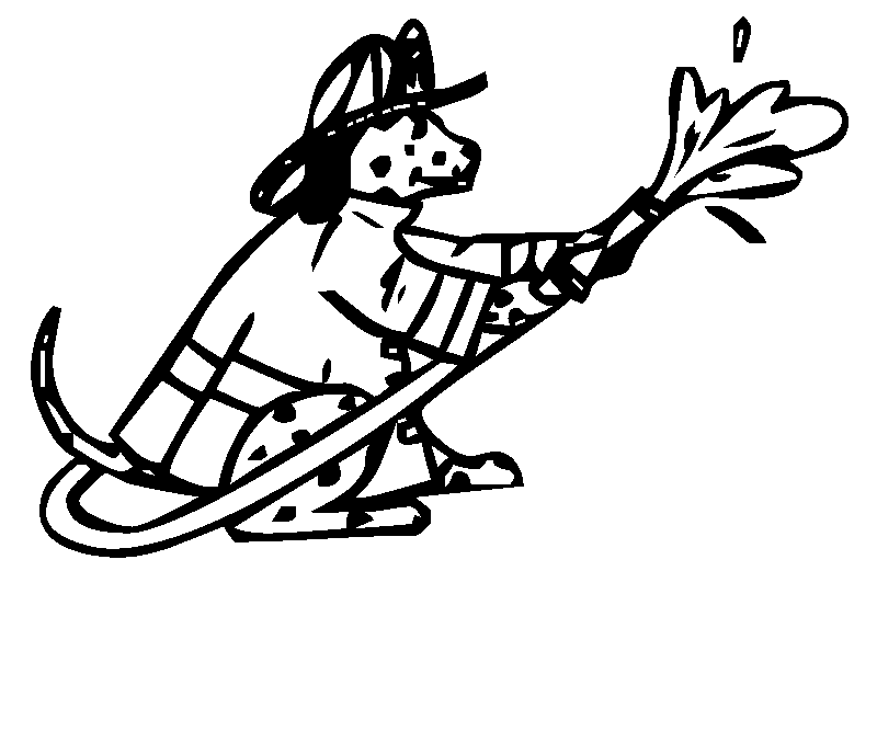 fireman dog coloring pages - Clip Art Library