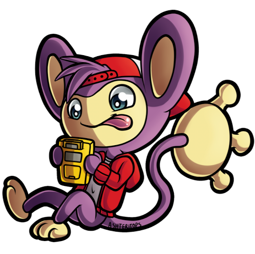 Cool Cartoon Mouse Character with Gadget - Free Illustration Download