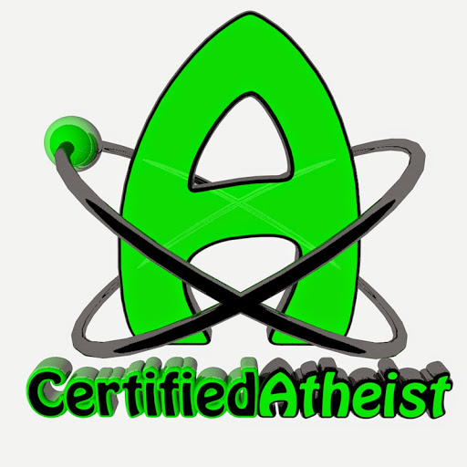 Certified Atheist Logo - Symbol of Secular Identity and Rational Inquiry