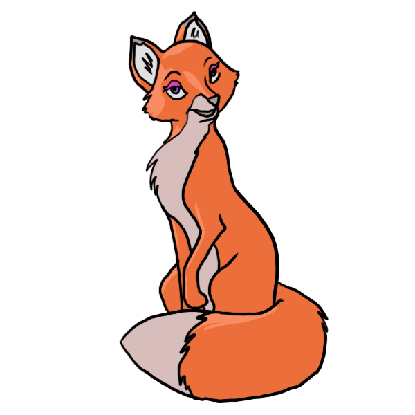 Red Fox Cartoon Drawing - Cute Drawing Pictures Of Fox Transparent PNG -  1575x1805 - Free Download on NicePNG