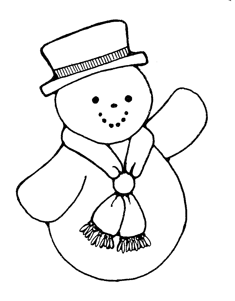 Black And White Snowman Clip Art Images 6 HD Wallpapers | Animg.