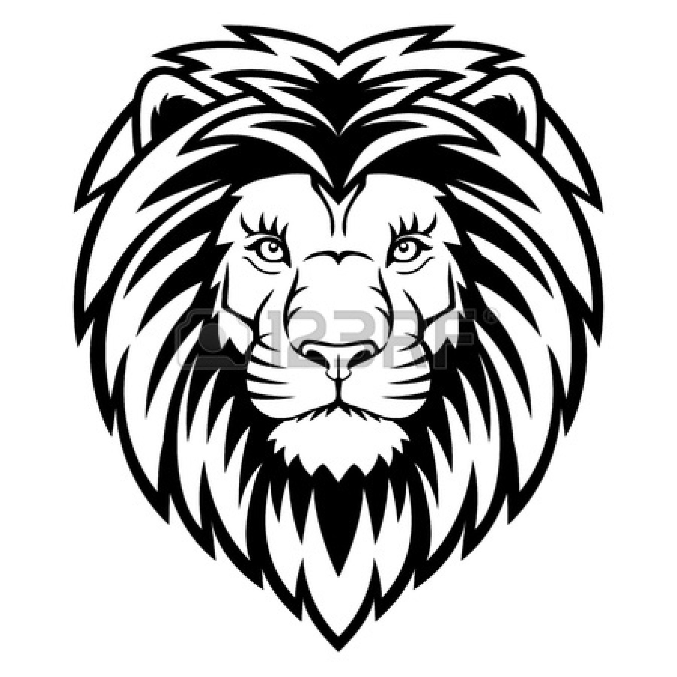 Roaring Lion Clipart Black And White | Clipart library - Free 