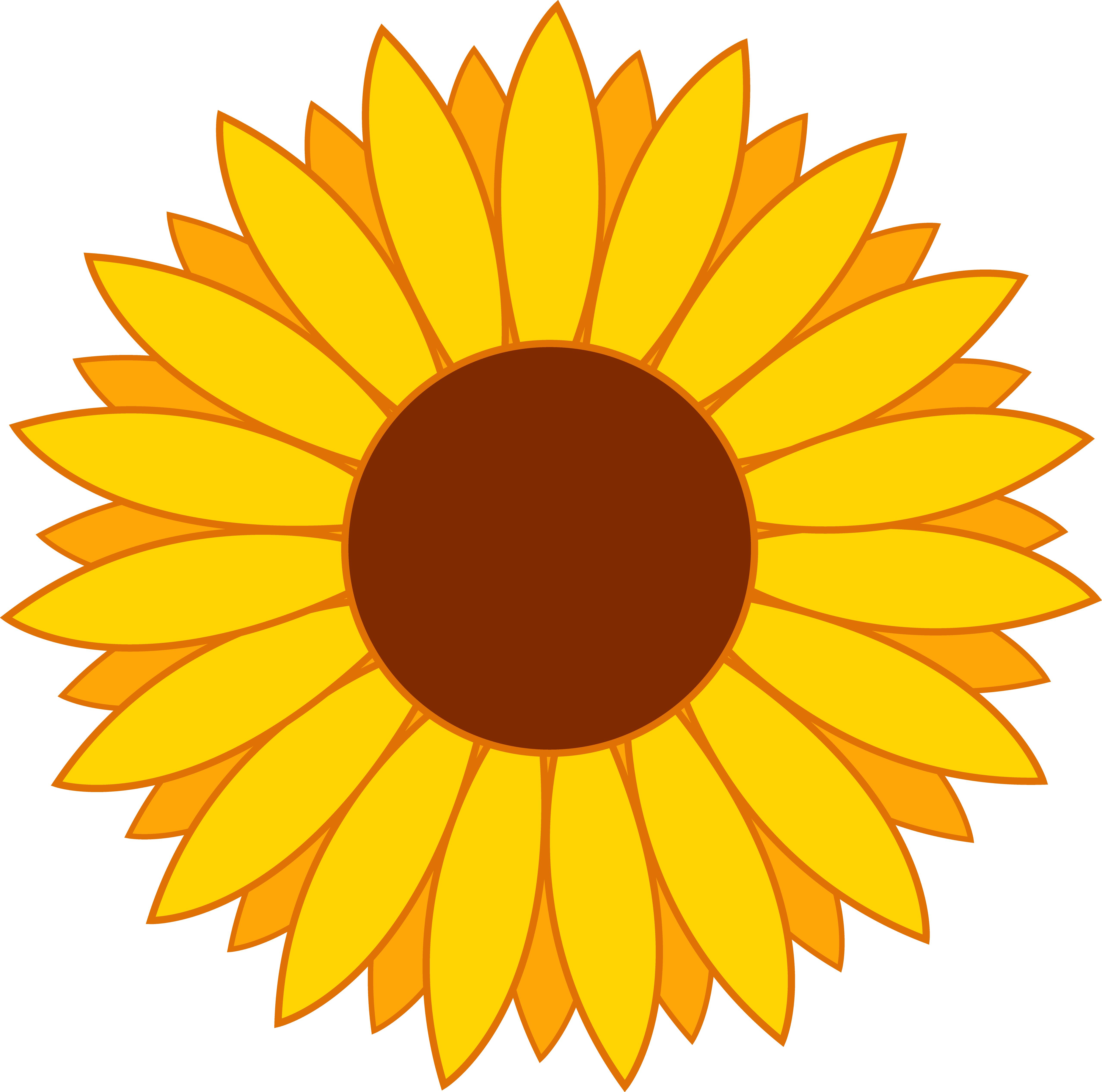 Sunflower Clip Art Image Free | Clipart library - Free Clipart Images