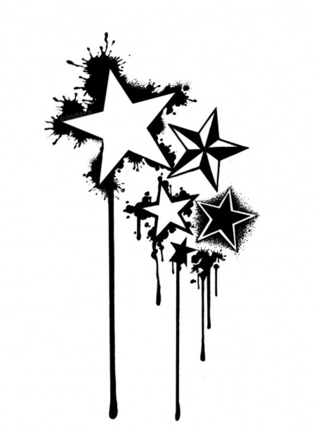 Free Star Tattoo Designs, Download Free Star Tattoo Designs png images