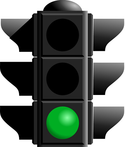 Green Traffic Light - Clipart library