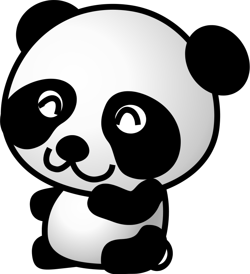 aesthetic #kawaii #panda #cute #tumblr #girl - Panda Kawaii, HD Png  Download , Transparent Png Image