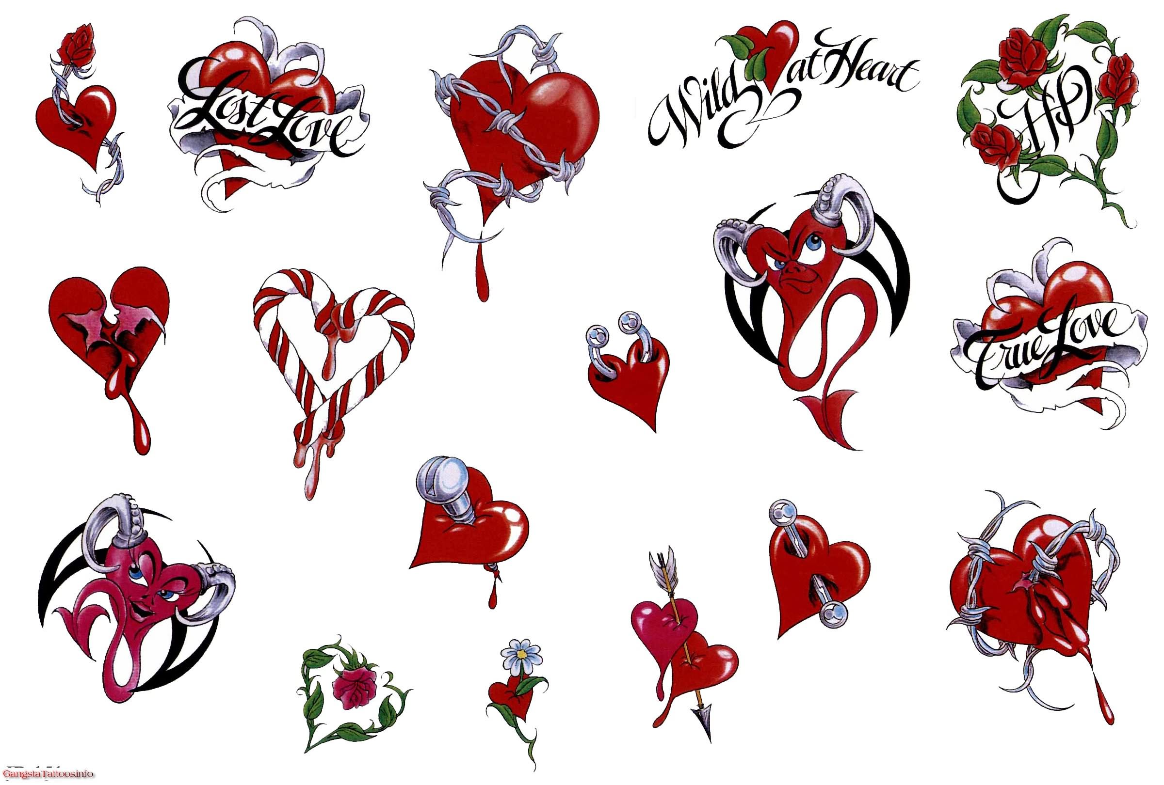 Heart Tattoo Designs for Women - wide 6