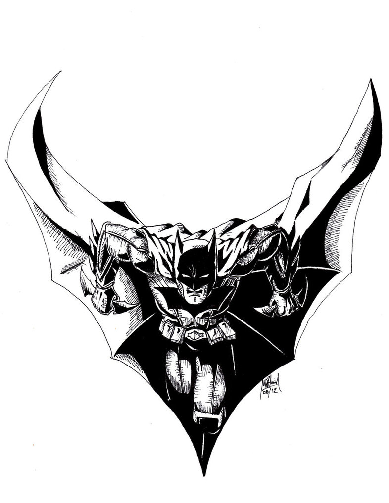 Free Batman Black And White Drawing, Download Free Batman Black And White  Drawing png images, Free ClipArts on Clipart Library