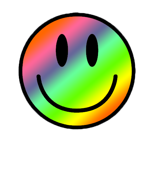 gif trippy rainbow MY EDIT smiley face transparent dem0nicd0lls •