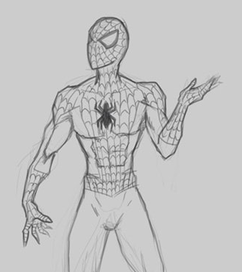 169 Spiderman Drawing Images Stock Photos  Vectors  Shutterstock