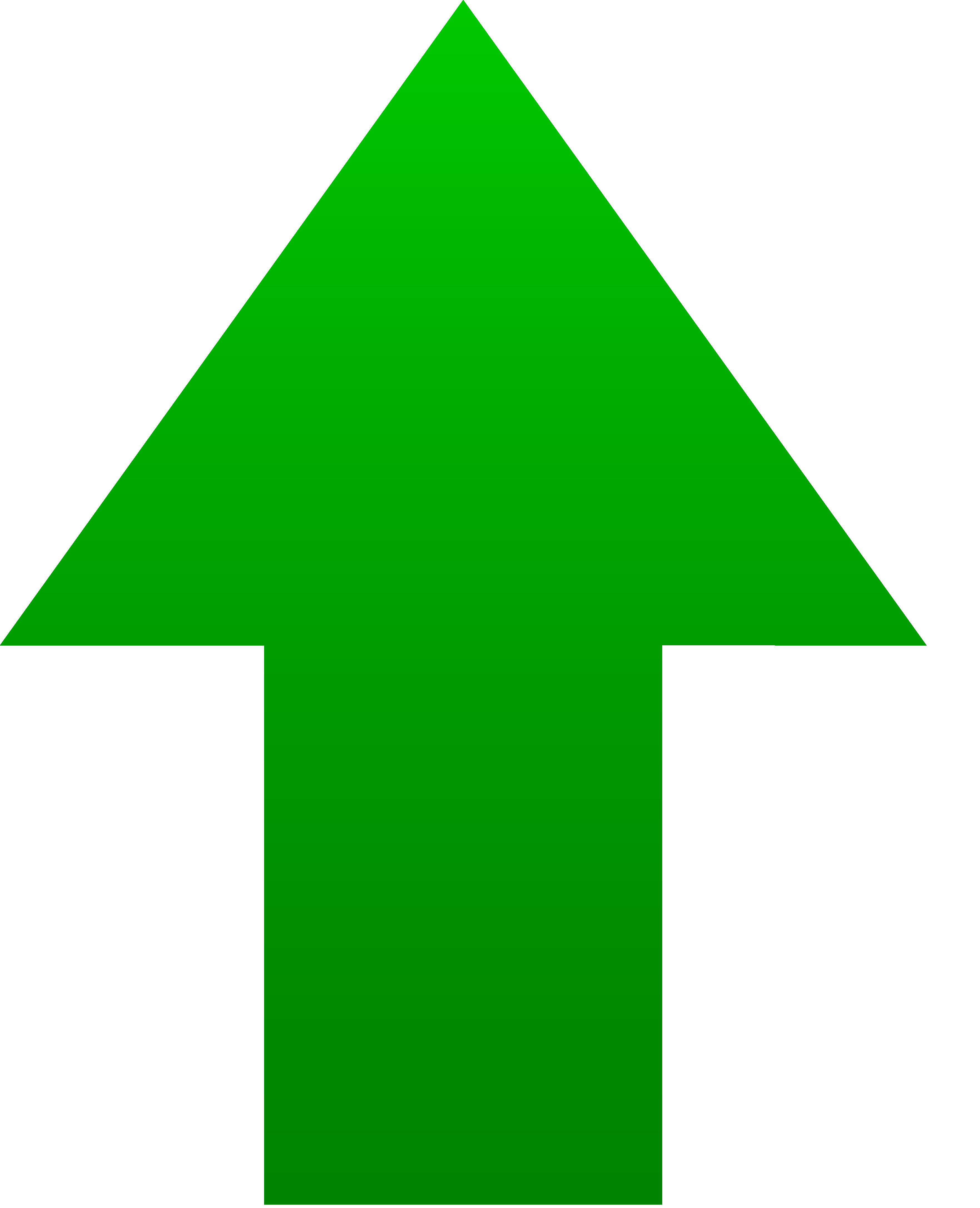 Green Up Arrow - Clipart library