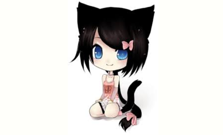Kawaii Cute Cat Japanese Anime Digital Art by Alessandra Roth - Pixels