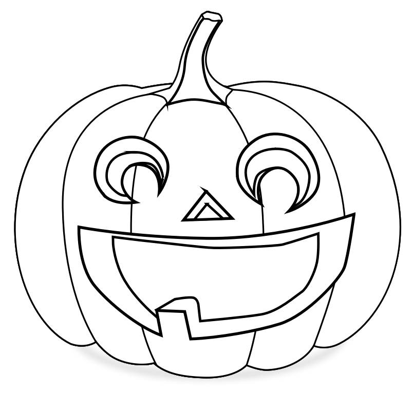 Free Pumpkin Line Art, Download Free Pumpkin Line Art png images, Free ...