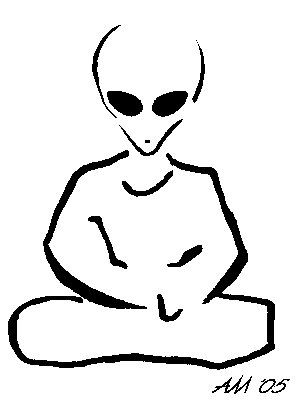 Alien Cartoon Drawings