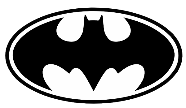 How To Draw Batman Logo Step clip art - vector clip art online 