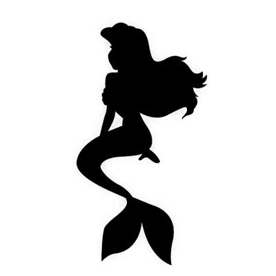 Free The Little Mermaid Silhouette, Download Free The Little Mermaid ...
