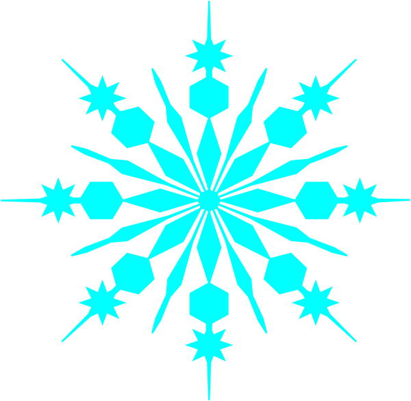 Snowflake Black And White Clip Art at  - vector clip art online,  royalty free & public domain