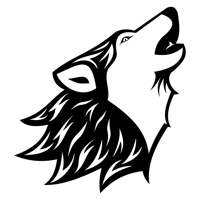 Howling Wolf Tattoo - Free Vector Site | Download Free Vector Art 