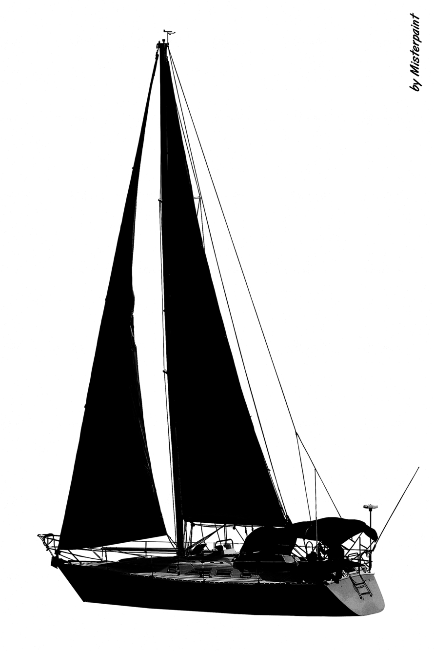 Simple Sailboat Stencil Images  Pictures - Becuo