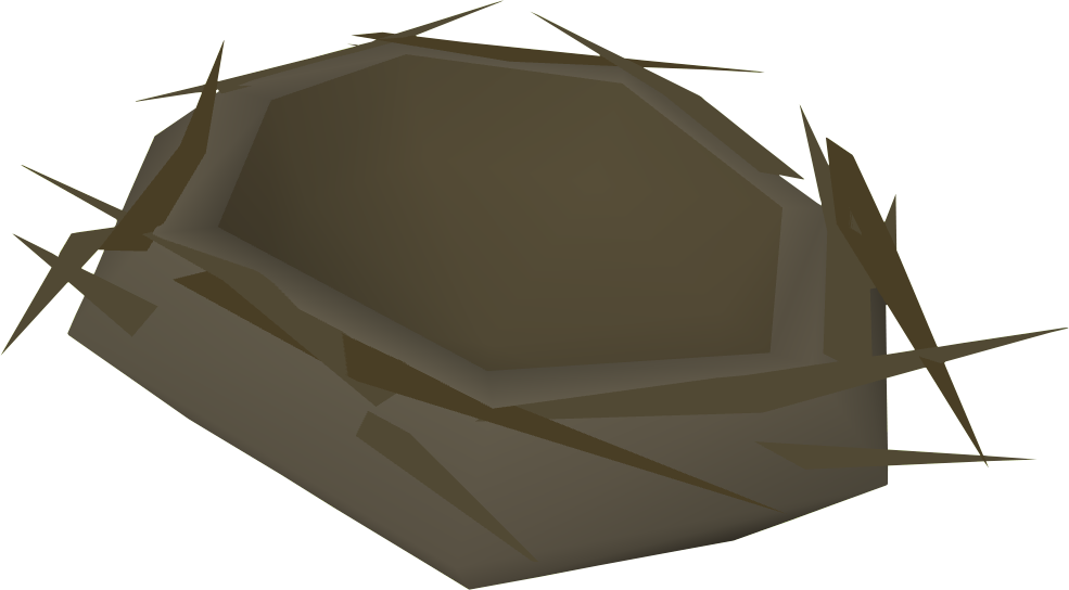 Jagged Crater Pit - Low-Poly 3D Game Asset