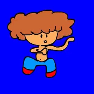 Fun Cartoon Kid Dancing - Colorful Illustration for Kids’ Content