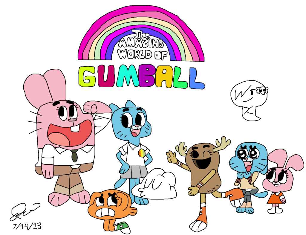 Download Gumball Png Gumball Cartoon Network Royalty-Free Stock  Illustration Image - Pixabay