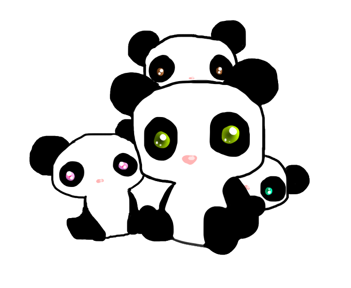chibi panda by ToxicalKiss on Clipart library