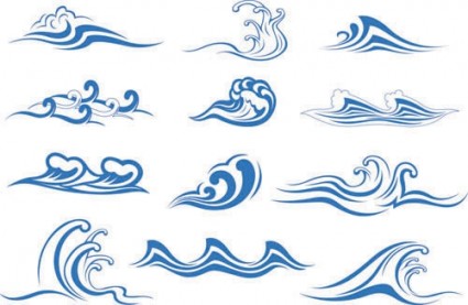 Wave vector graphic 1 Free vector in Encapsulated PostScript eps 