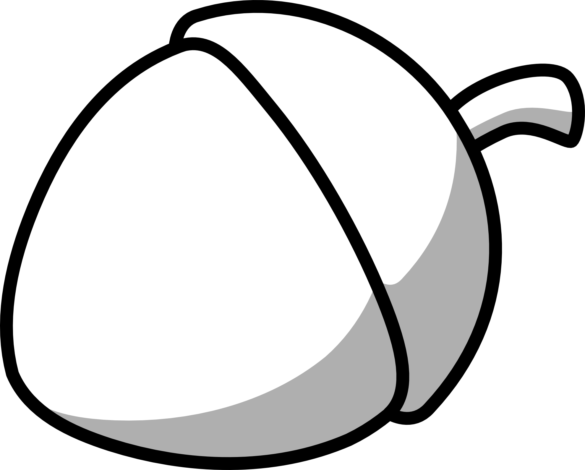 Acorn Clipart Black And White | Clipart library - Free Clipart Images
