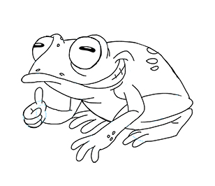 Free Frog Cartoon Outline, Download Free Frog Cartoon Outline png ...