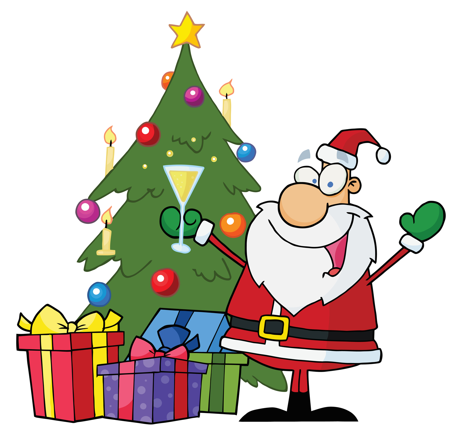 christmas tree images cartoon - Clip Art Library