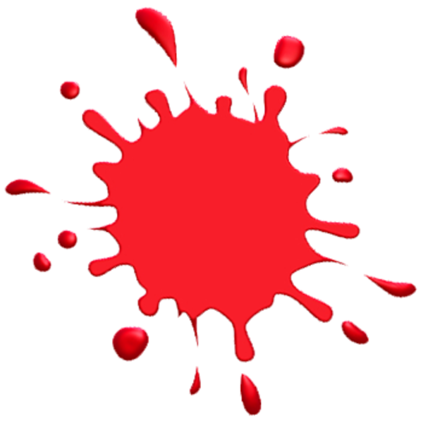Paint Splash Red image - vector clip art online, royalty free 