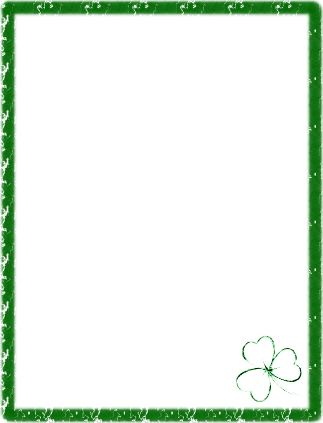 certificate border green