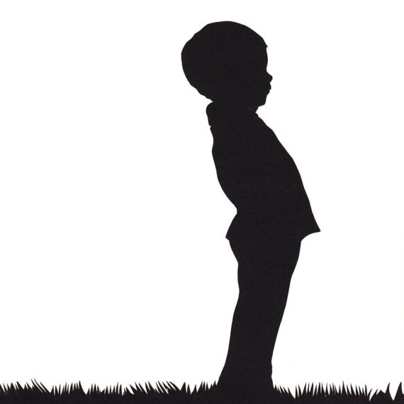 Little Boy silhouette papercut | **Cricut, Silhouette,  Vinyl | Pint?