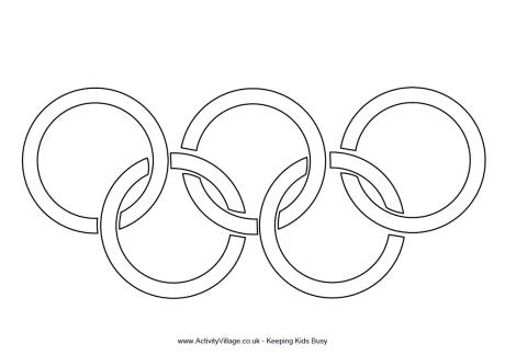 Olympic Rings Coloring Page | Olympic crafts, Olympic games for kids,  Olympics activities