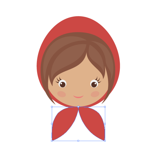 How to Draw Little Red Riding Hood with Basic Shapes in Adobe 
