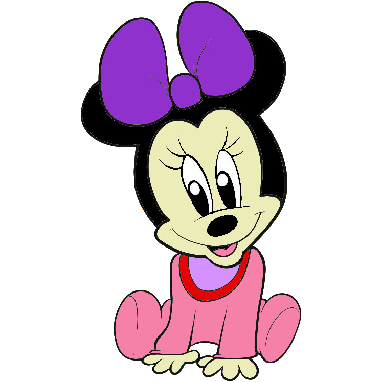 Baby Minnie Mouse Clip Art Png - Gallery