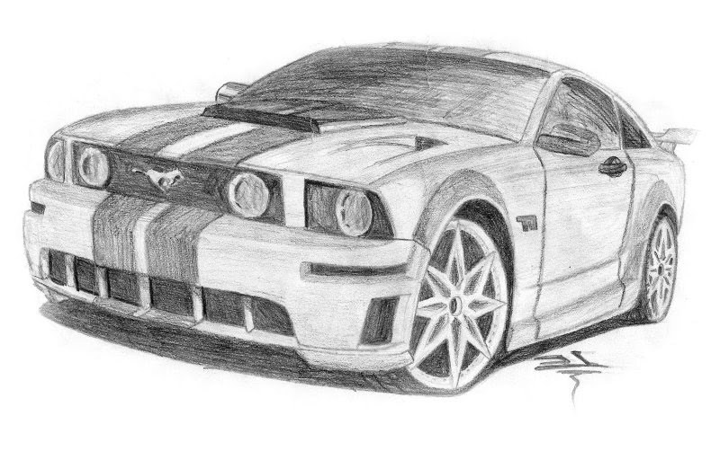 Pencil sketch of old car hires stock photography and images  Alamy